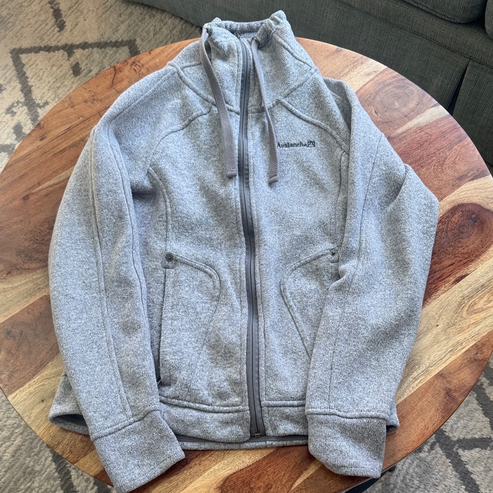 Avalanche Heather Gray Fleece Jacket